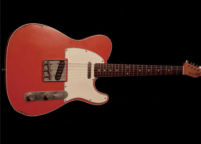 Red Telecaster relic'ed